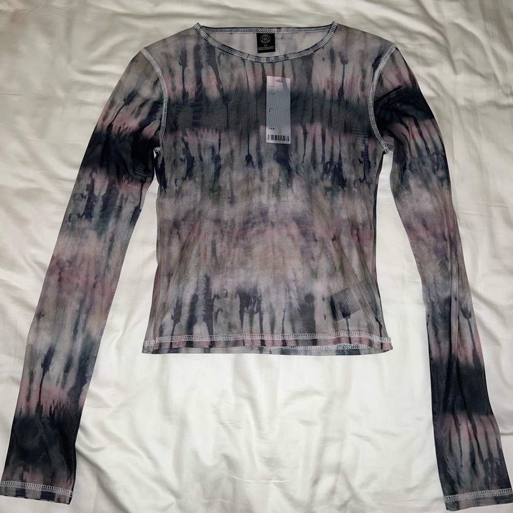 NWT Urban outfitters tie dye mesh top, size small